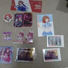 花海咲季　花海佑芽　まとめ売り　カード、ステッカー類　匿名配送