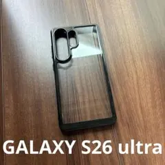 GALAXY S26 Ultra スマホケース カバー ブラック クリア