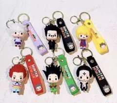 最安値　ハンターハンターマスコットキーホルダー　フルコンプ6体セット