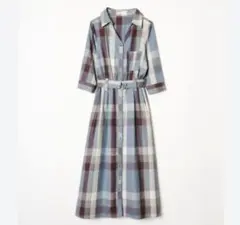 【極美品】REDYAZEL レディアゼル レトロチェック シャツワンピース M