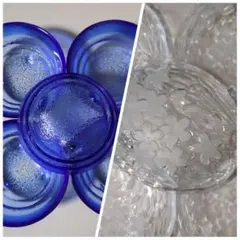 作家物】河上恭一郎 銀縁瑠璃 輪花小鉢 5客セット - メルカリ