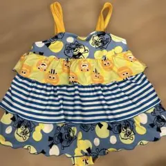 子供用水着 120cm フリル付き キャラクター柄