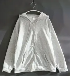 cammie ジップパーカー M ライトグレー ワッフル 裏サーマル ANAP系