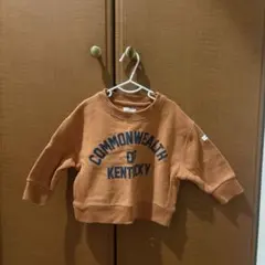 しまむら　トレーナー　オレンジ　90