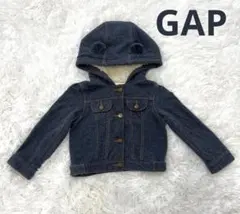babyGap フード付きデニムジャケット 18-24ヶ月 90cm