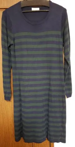 【値下げ】earth　music&ecologyボーダーワンピース