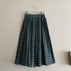 45rpm チェック　タックスカート 洗濯機で洗えます。のサムネイル