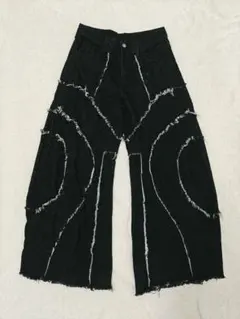 グランジ y2k ワイドパンツ ワイドデニム