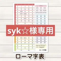 syk☆ 様 専用