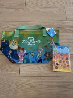 香港ディズニー ズートピア2 ショッピングバッグ ボンボンドロップシール