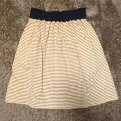 Harriss♡ボーダー ベージュ スカートのサムネイル