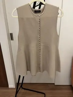 GREEN LABEL RELAXING ベージュフレアベスト