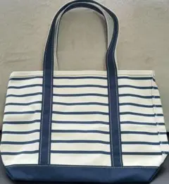 未使用品 LLBean ボート アンド トート　ストライプ　ボーダー