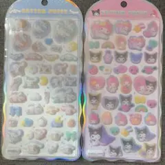 国内正規品 コットンパフィーシール シナモロール マイメロ クロミ