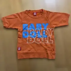 BABY DOLL オレンジ 半袖トレーナー 120