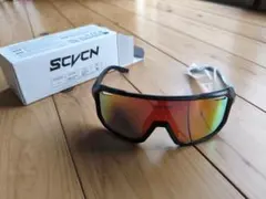 SCVCN スポーツサングラス ミラーレンズ 箱付き