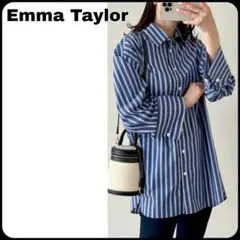 Emma Taylor ビッグカフスピンブラウス 美品　訳ありのサムネイル