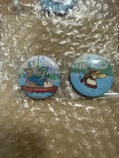 東京ディズニーリゾート カンバッジ 2個セットズートピア　シークレット