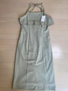 COHINAオリーブグリーン キャミワンピース ショート