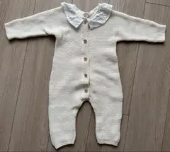 襟付きロンパース