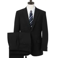 AOKI スーツ LES MUES ベーシック　ブラック　黒　上のみ