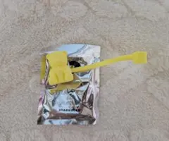 【スタバ】ストローキャップベアリスタ（黄色）