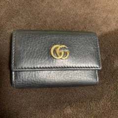 〔GG マーモント〕レザー キーケース　グッチ　GUCCI
