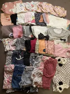 90㎝ 女の子 まとめ売り 長袖 半袖 スカート 短パン セット オールシーズン