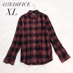 フォーワンセブンエディフィス/ネルシャツコットン日本製フランネルチェック❄️のサムネイル
