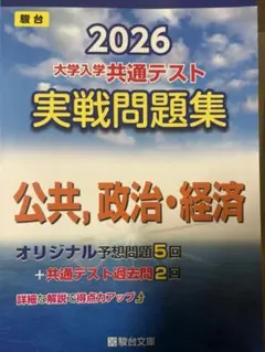 公共,政治・経済 2026 大学入学共通テスト 実戦問題集
