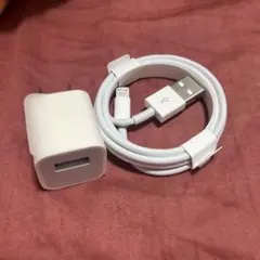 【Apple純正】新品USB Lightningケーブル・充電アダプタ