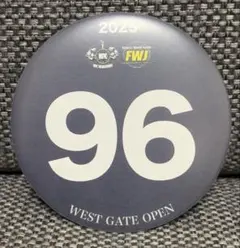 ボディビル大会　ナンバープレート　FWJ 缶バッジ