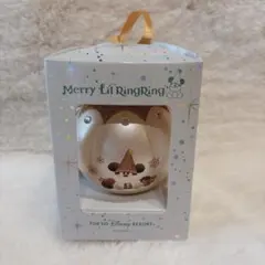ディズニー　リルリンリン　オーナメント　クリスマス　2025 ガラスの靴