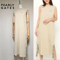 超美品）パーリーゲイツ 、変形モックネックとスカートのセットアップ