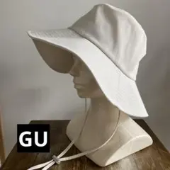 GU バケットハット ホワイト