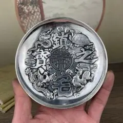 銅器 神獣 盤竜 神竜 招財 鎮宅 装飾品 工芸品 置物 銅器 銅盤 龍鳳盤 客間 玄関 茶台 風水 置物 装飾品 工芸品 - メルカリ