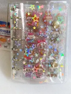 A7 シール帳 完成品　10ページ　ラブブ