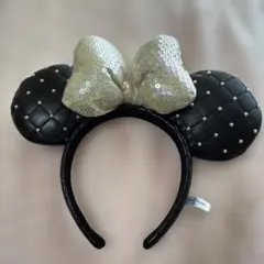 Disney カチューシャ　キラキラ　リボン　ミニー　ディズニー