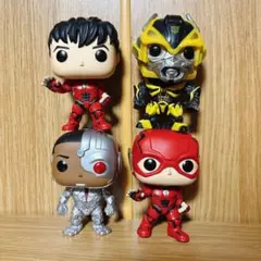 FUNKO POP! フラッシュ サイボーグ バンブルビー 4体セットのサムネイル