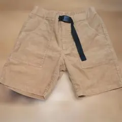 coen コーデュロイ ベージュ ショートパンツ