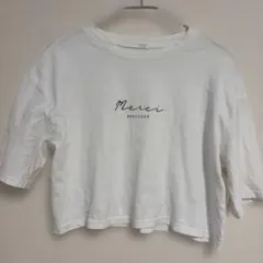 白Tシャツショート丈