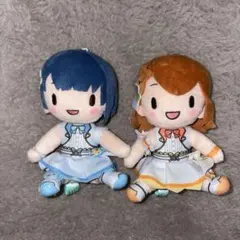 プロセカ　ふわぷち　ミニぬいぐるみ　モモジャン　花里みのり＆桐谷遥セット