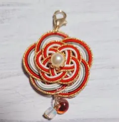 もちマス水引チャーム　❀一文字❀則宗❀