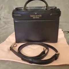 kate spade ブラック ショルダーバッグ