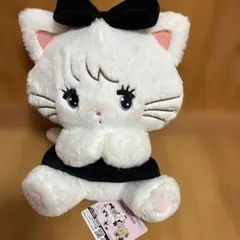 美品mikkocharacters ブラックリボンBIGぬいぐるみムースタグ付き