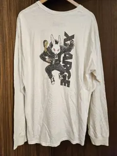 FR2 X-LARGE コラボ ロンT サイズL 白　ウサギ　バックプリント