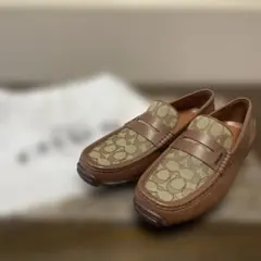 コーチ ブラウン ローファー