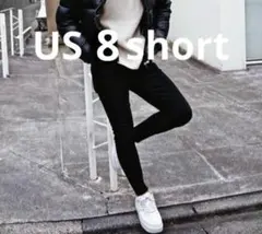 大人気✨アメリカンイーグル ジェギング 8short　8ショートスキニーデニム黒