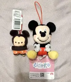 ディズニー　むにゃすや ミッキーマウス Mickey ぬいぐるみマスコット 新品