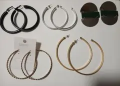 5点イヤリングセット